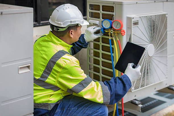 Professional Ac Installation technician working in Portal, GA
